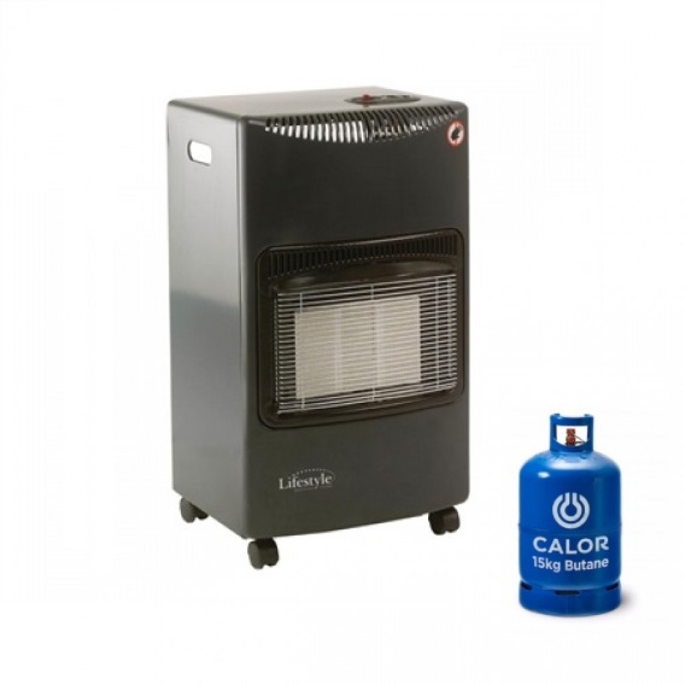 lifestyle seasons warmth 4.2kw Radiant heater  Includes Hose And Regulator GREY 