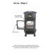 Provence Portable Real Flame Gas Heater - Matt Black