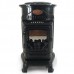 Provence Portable Real Flame Gas Heater - Gloss Black + 15kg Gas Bottle