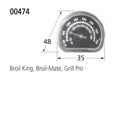 00474 BBQ Heat Indicator - Sterling/Broil King/Huntington/Broilmate