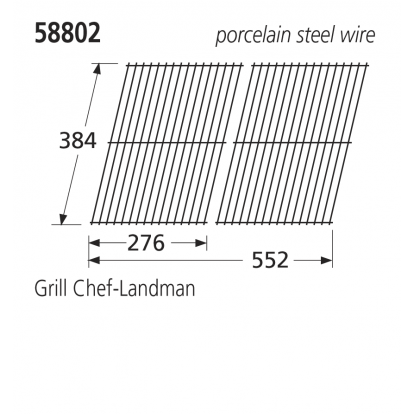 58802 BBQ Grill - Grill Chef