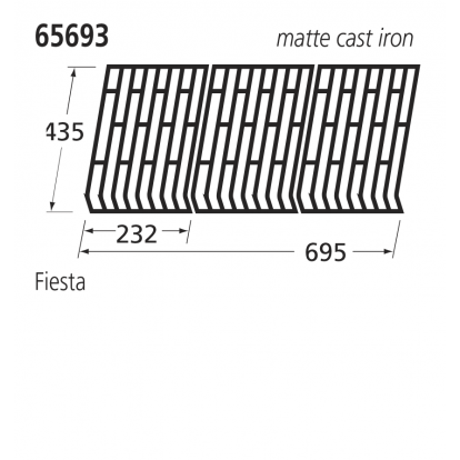 65693 BBQ Grill - Fiesta