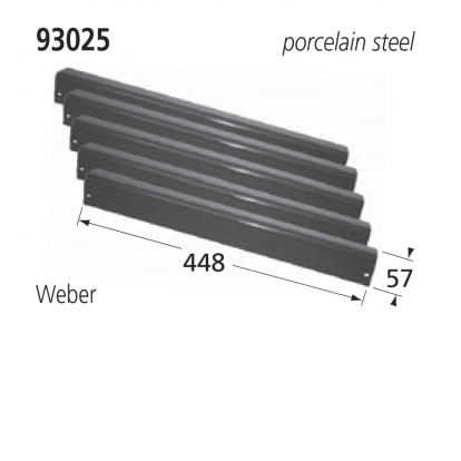 93025 BBQ Heat Plates - Weber