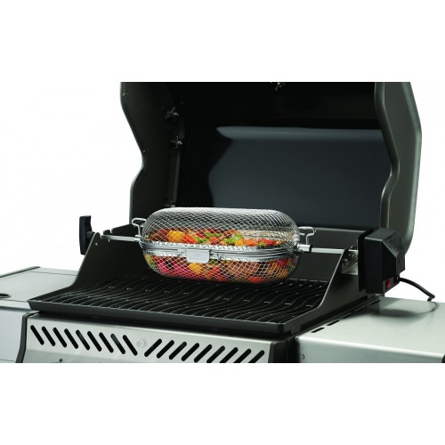 Stainless Steel Otisseie Basket - Multifunctional Otating