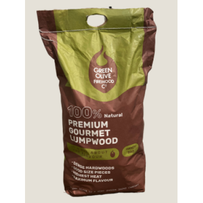 Green Olive Charcoal - Premium Gourmet Lumpwood - 6kg
