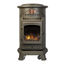 Provence Portable Real Flame Gas Heater - Honey Brown