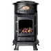 Provence Portable Gas Heater with Thermostat - Matt Black